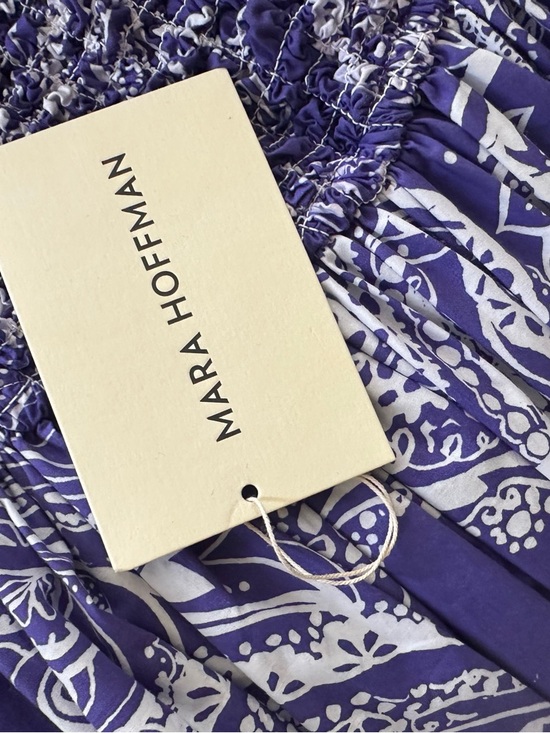 Mara Hoffman - Organic Cotton Nicole Maxi Skirt / Strapless Dress - Size Small - Picture 14 of 16